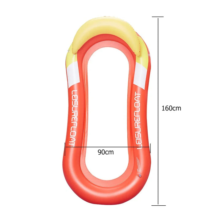 Luxury Inflatable Water Hammock - Comfortable Floating Bed for Pool and Beach