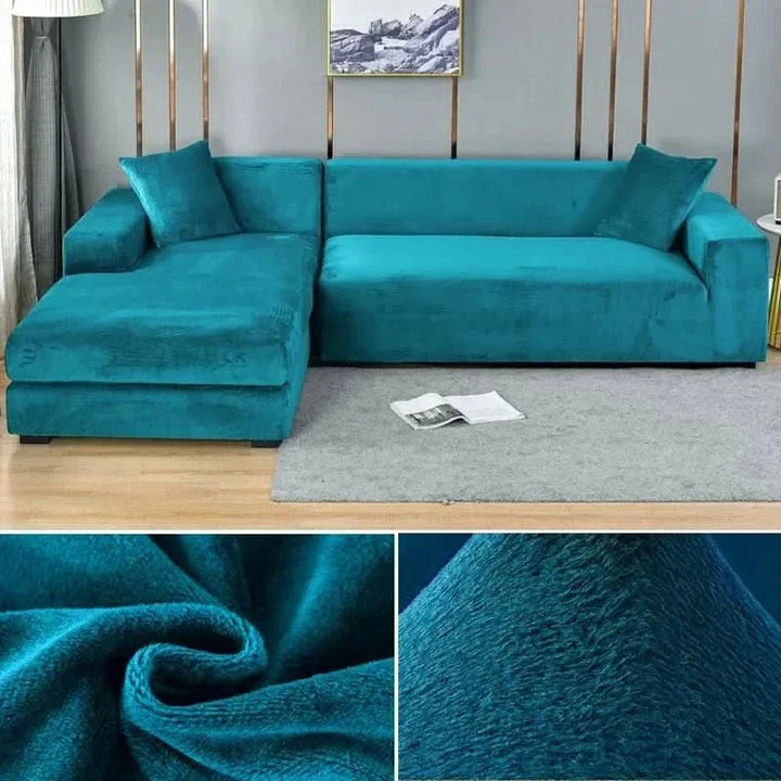SamtLux Sofa Protector – Stretchy & Luxurious for Any Living Room