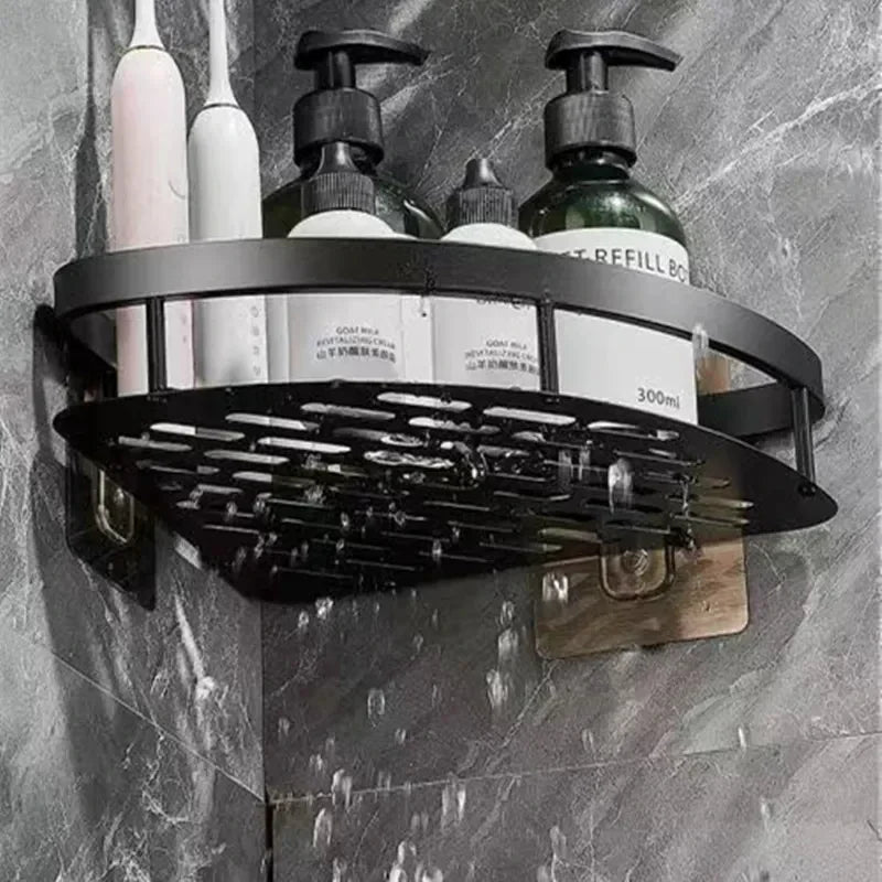 Aluminium Wall-Mounted Corner Shelf for Bathrooms - Cornerix