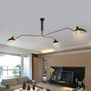 Black Ceiling Lamp with Swivel Arms – Modern Design