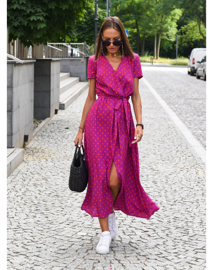 Summer Maxi Dress with Floral Print