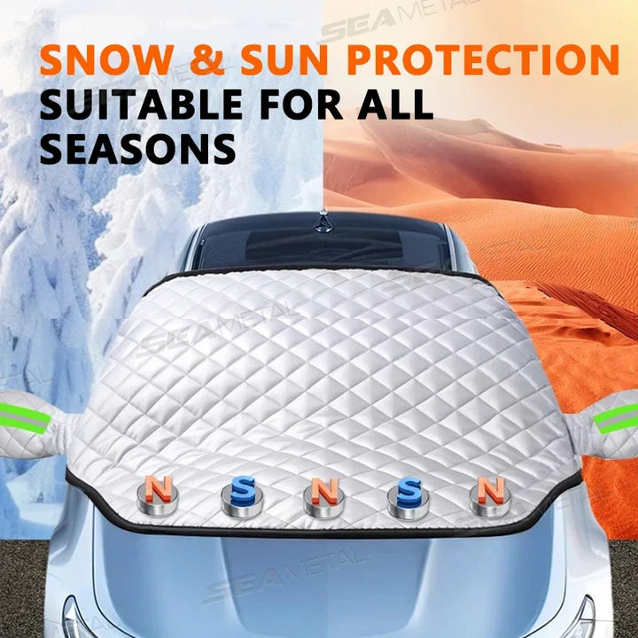 FrostGuard Pro | 5-Layer Windscreen Cover | Magnetic and Wind-Resistant | Complete Ice Protection