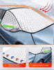 FrostGuard Pro | 5-Layer Windscreen Cover | Magnetic and Wind-Resistant | Complete Ice Protection