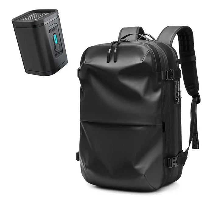 ElitePack Rucksack mit Luftkompression | Wasserdichter 60L-Rucksack für Business und Reisen mit Vakuum-Kompressionstechnologie
