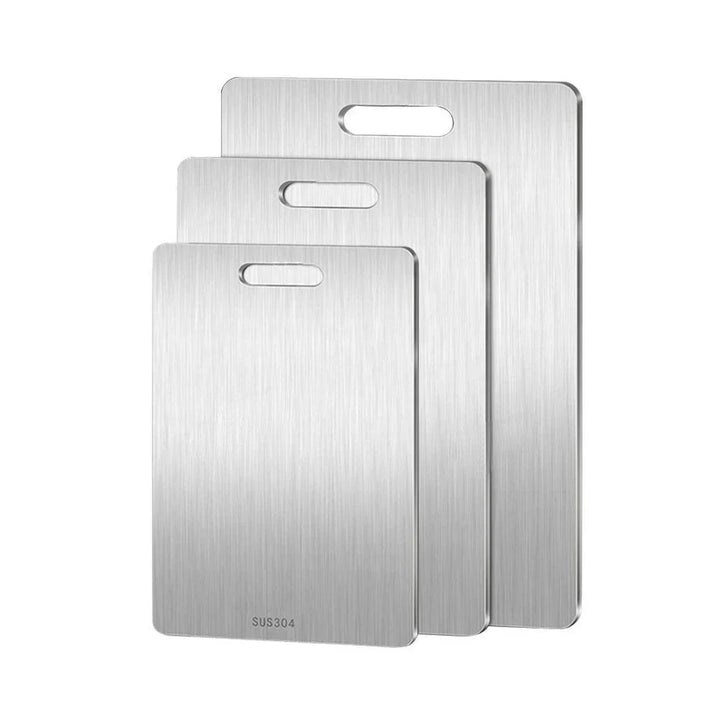 316 Stainless Steel Chopping Board – Thick, Double-Sided Board for Kitchen, Home Use and Kneading Dough