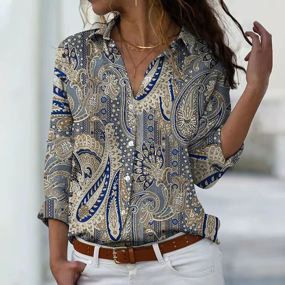 JacobNora AUS – Stylish Blouse with Print