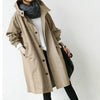 Women's Waterproof Trench Coat with Hood