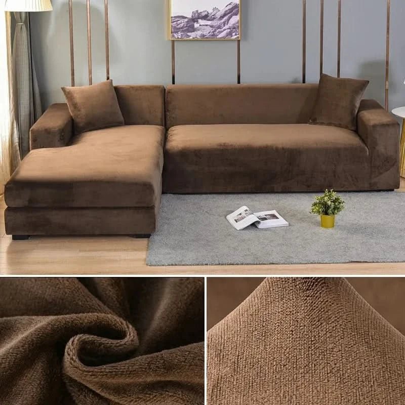SamtLux Sofa Protector – Stretchy & Luxurious for Any Living Room