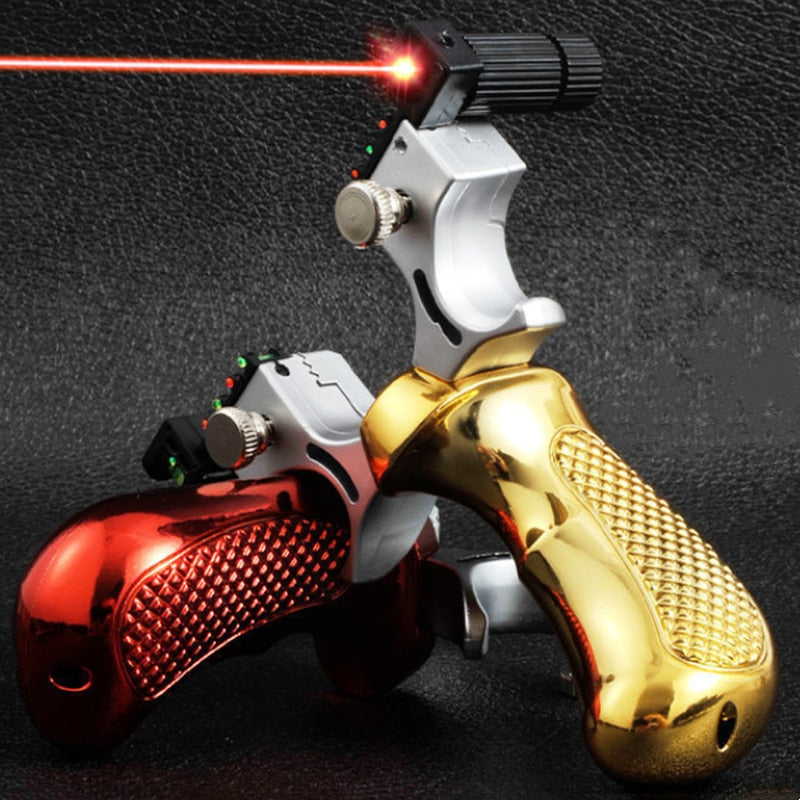 High-Precision Slingshot with Laser Lock