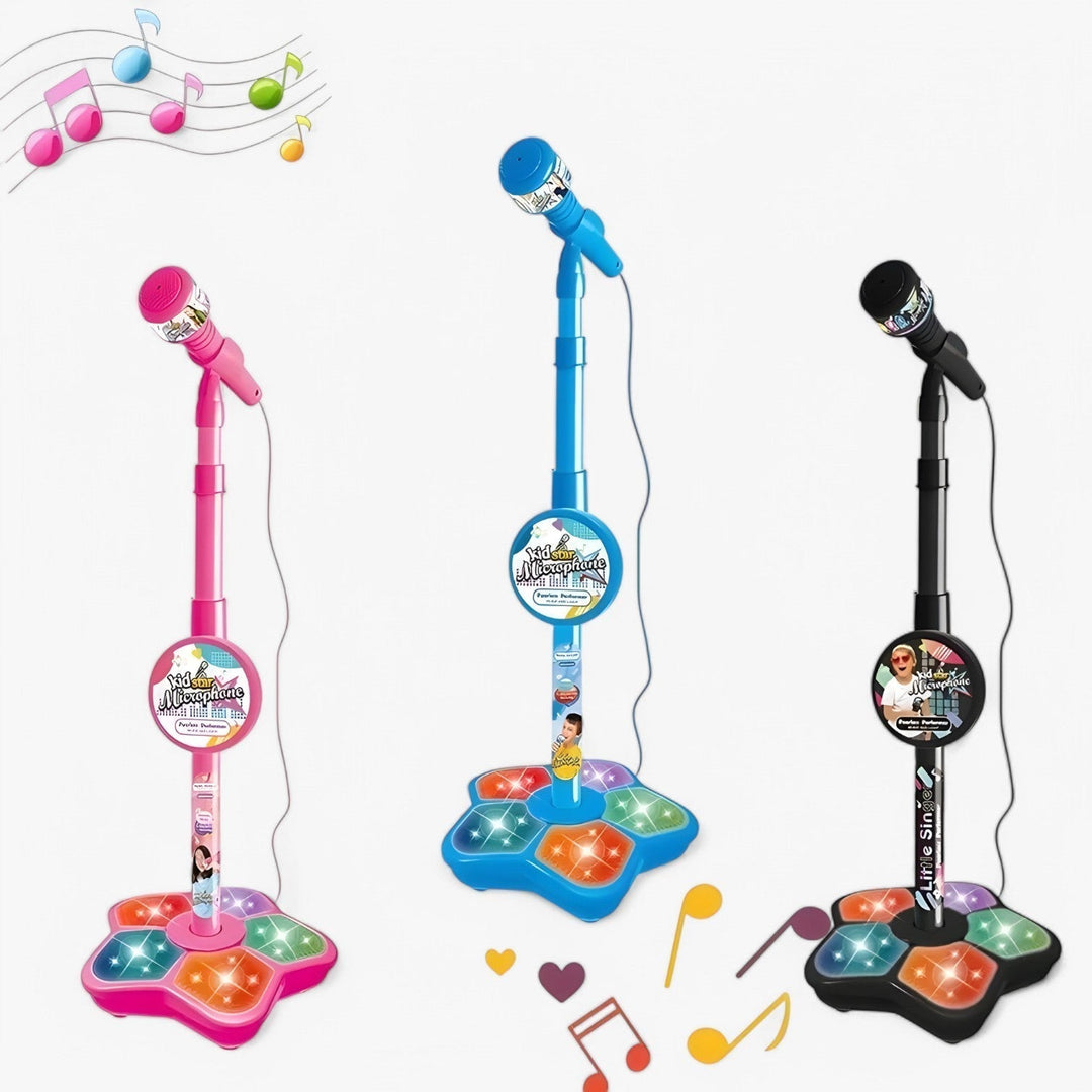 Kids' Microphone with Height-Adjustable Stand – SoundFun Stage