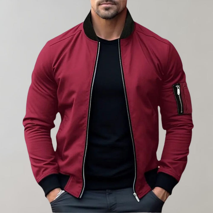 Men's All-Season Bomber Jacket Lightweight & Stylish
