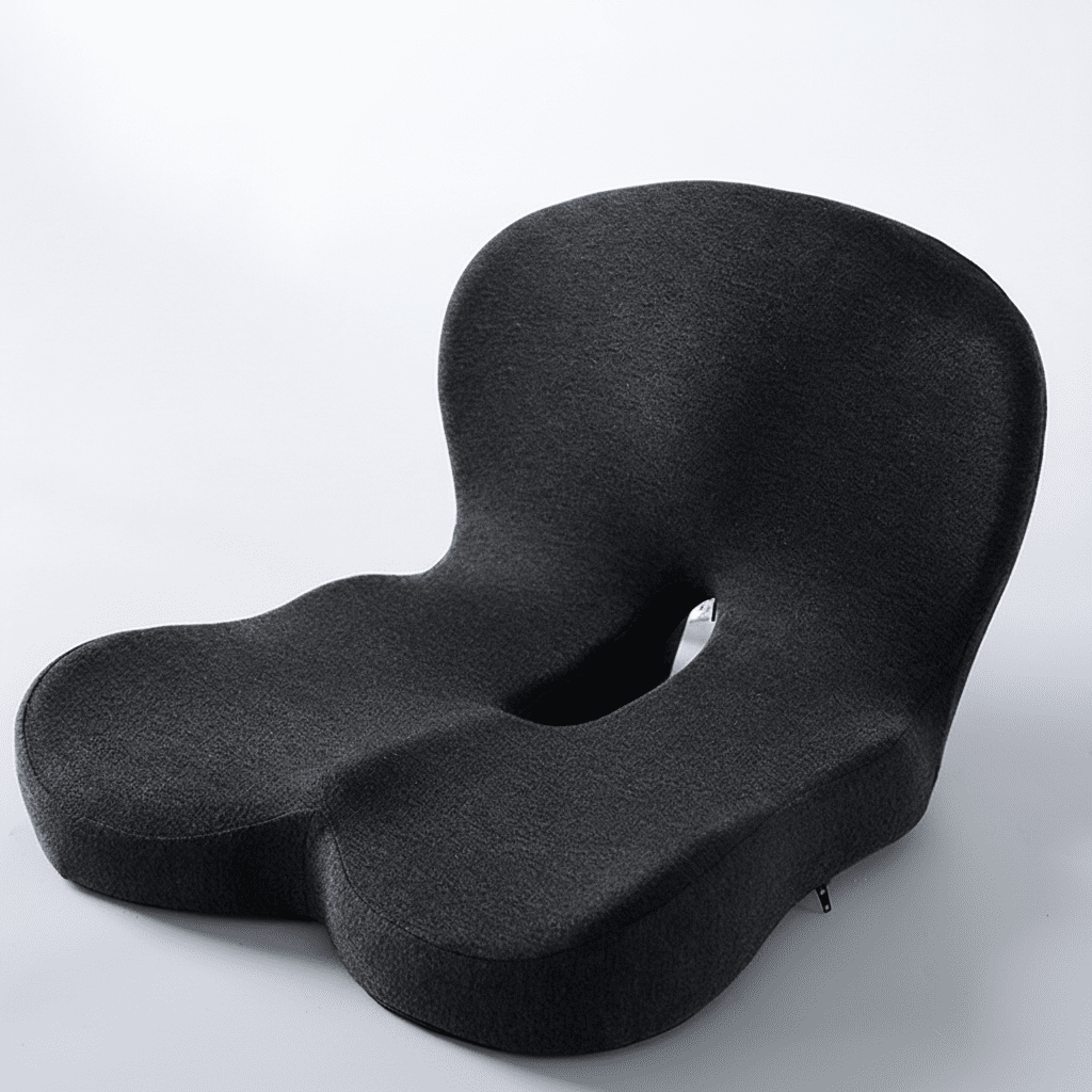 Chair Cushion | Ergonomic Memory Foam Cushion | Weight-Bearing & Non-Slip | ErgoComfort
