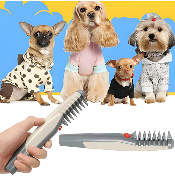 Fellona Fellpflege-Tool ohne Knoten | Schmerzfreie Fellpflege für Hunde und Katzen | Geeignet für Alle Felltypen