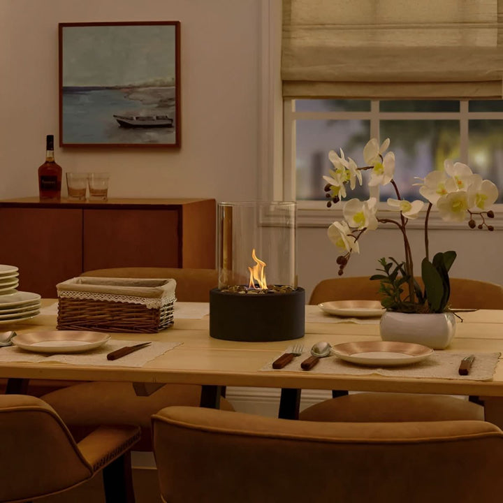 SleekFlame – Smokeless Table Fireplace for Elegant Indoor and Outdoor Use