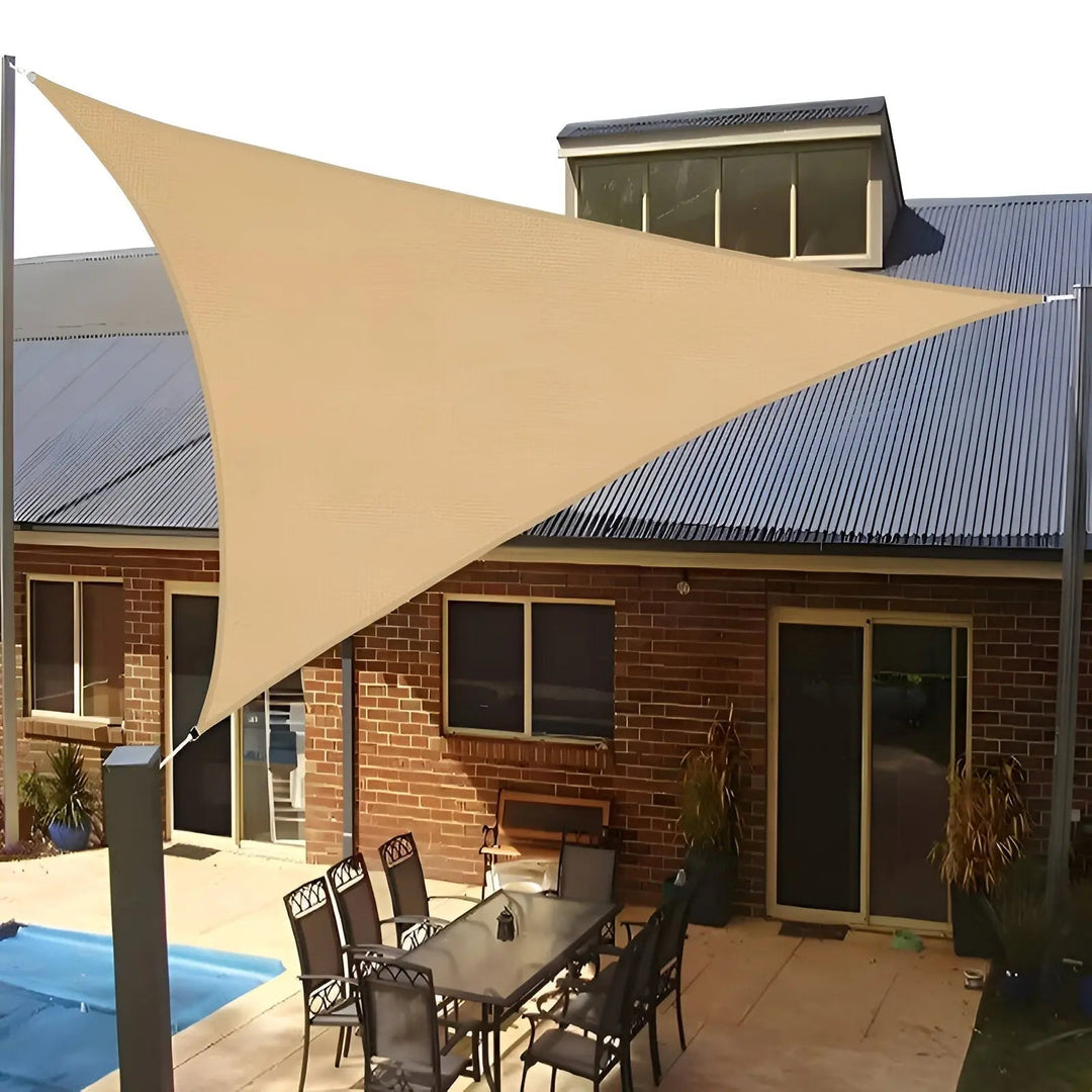 Sun Shade | Triangular Shade Sail for Terraces | UV Protection and Water-Resistant | AeriCover