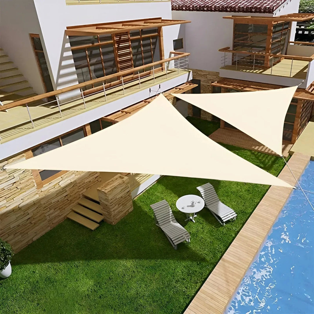 Sun Shade | Triangular Shade Sail for Terraces | UV Protection and Water-Resistant | AeriCover