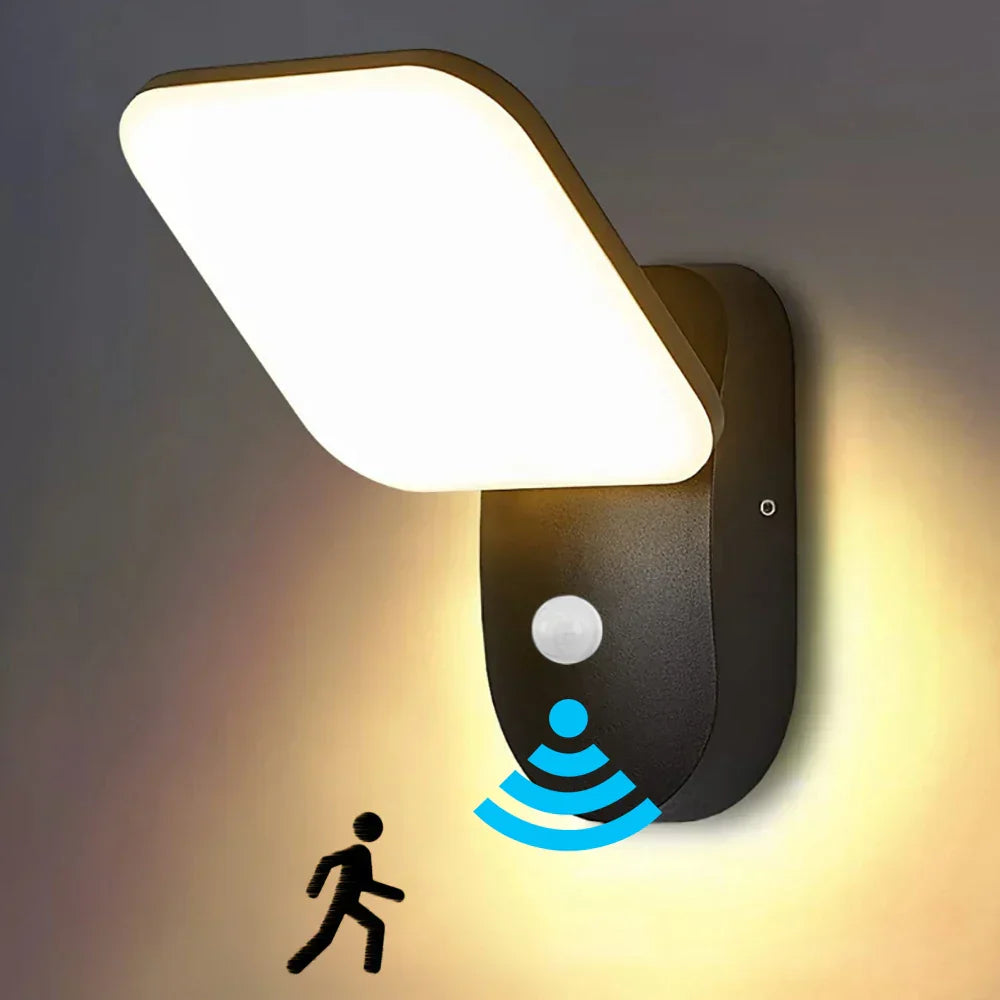 Waterproof Outdoor Wall Light with PIR Motion Sensor (12W)