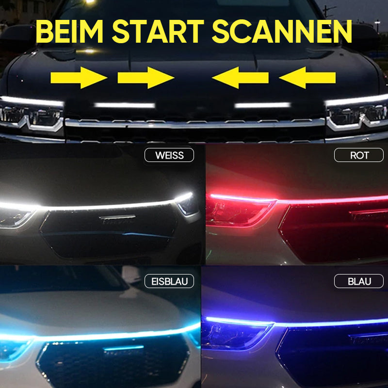 GlowHood Light Strip | Car Bonnet Light | Flexible and Waterproof