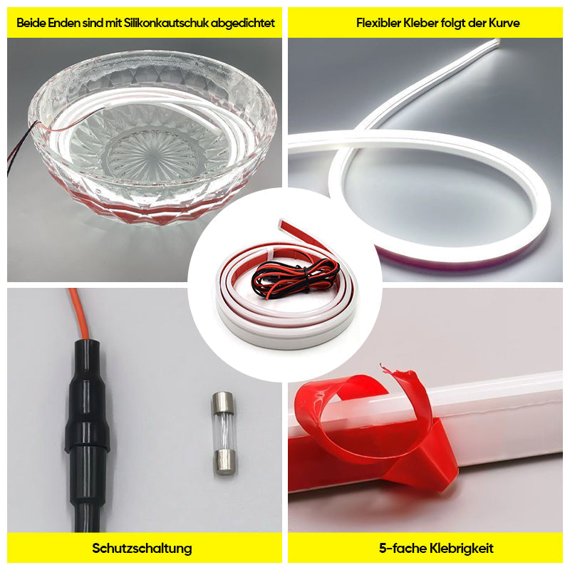 GlowHood Light Strip | Car Bonnet Light | Flexible and Waterproof