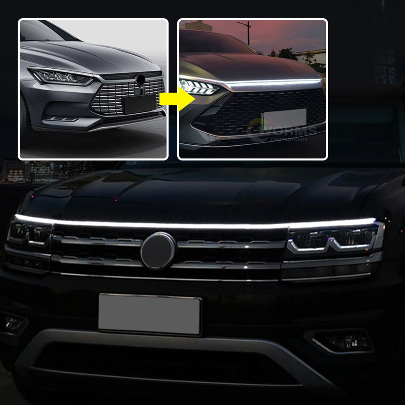 GlowHood Light Strip | Car Bonnet Light | Flexible and Waterproof