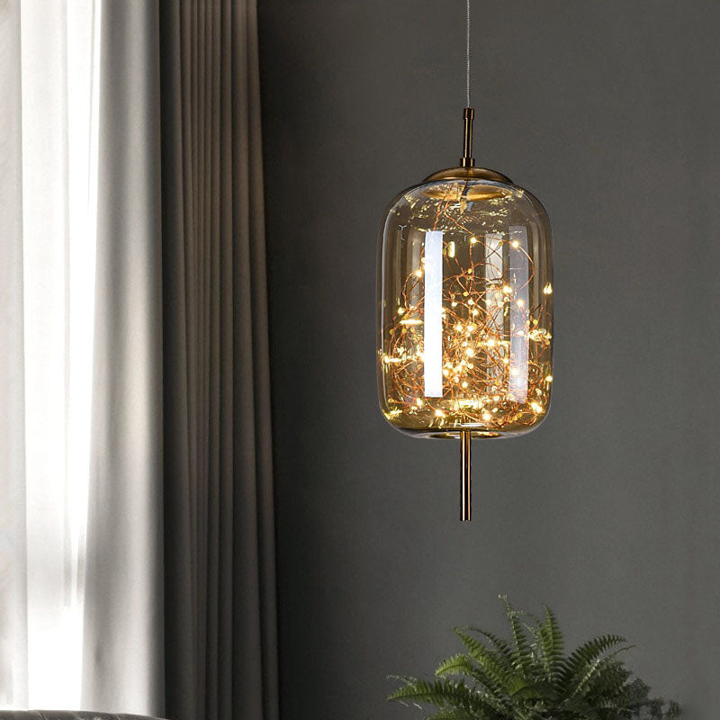 AstraGlow Modern Suspension Light | Luxury LED Pendant Lamp for Bedside