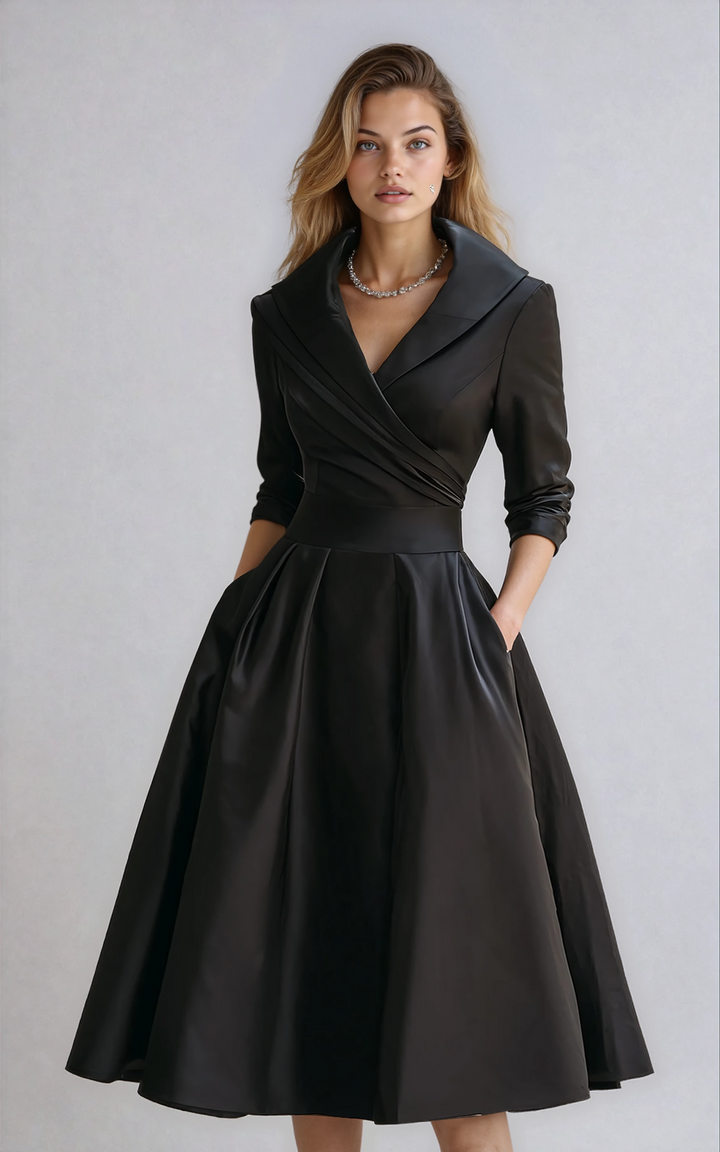 Fitted Midi Dress - Emilie