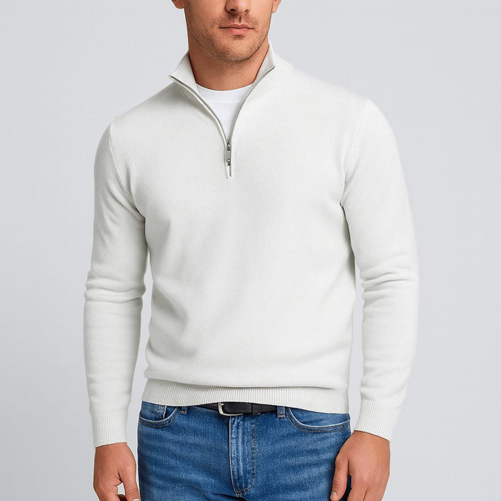 Men's Merino Wool V-Neck Jumper
