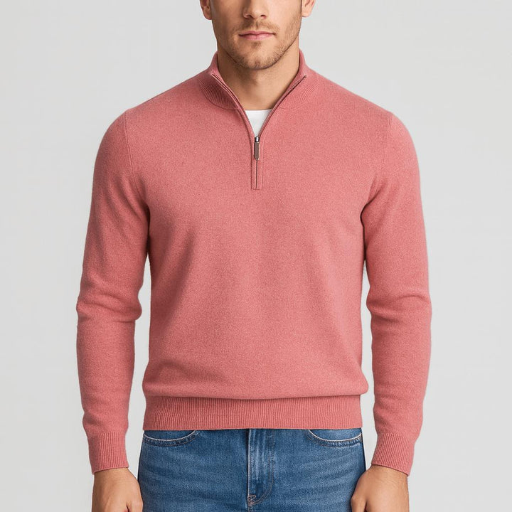 Men's Merino Wool V-Neck Jumper