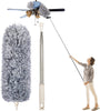 Telescopic Microfibre Dust Mop | Extra Long Reach | Flexible Head | Washable | DustReach