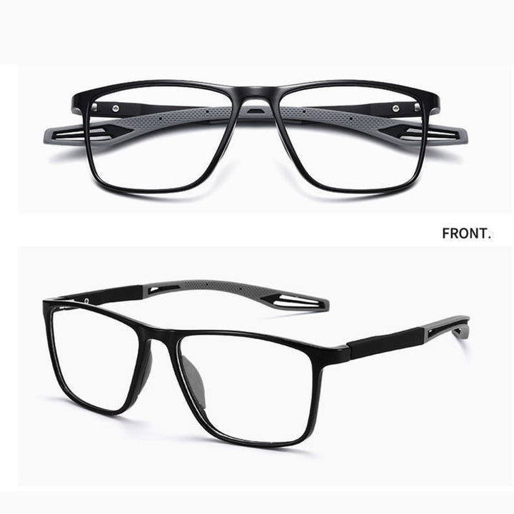 Unisex multifocal reading glasses with modern design