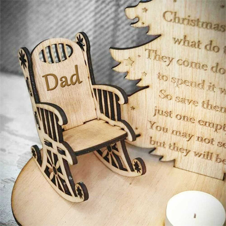 EternaGlow Memorial Candle with Chair | Elegant Candle Holder to Honour Your Loved Ones
