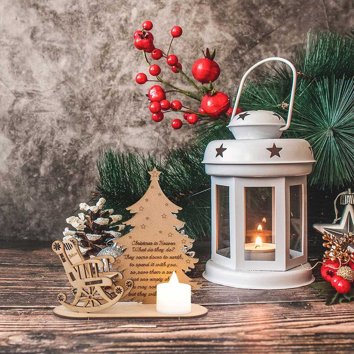 EternaGlow Memorial Candle with Chair | Elegant Candle Holder to Honour Your Loved Ones
