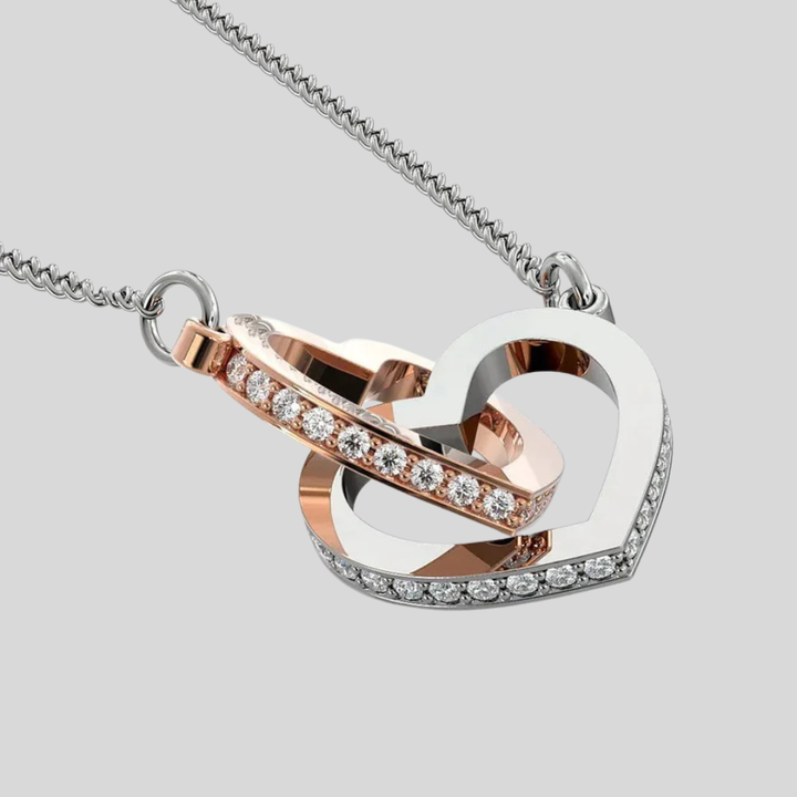 Women's Two Heart Pendant Necklace