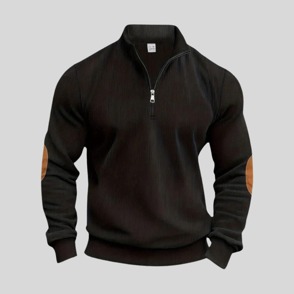 Men’s Pullover with Ribbed Cuffs