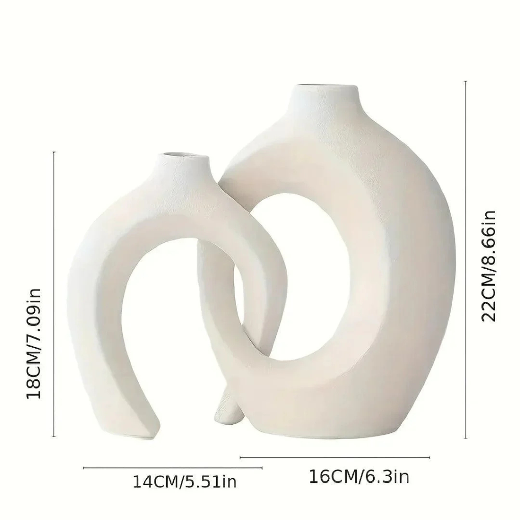 ScandiVase – Minimalist Ceramic Vase Set