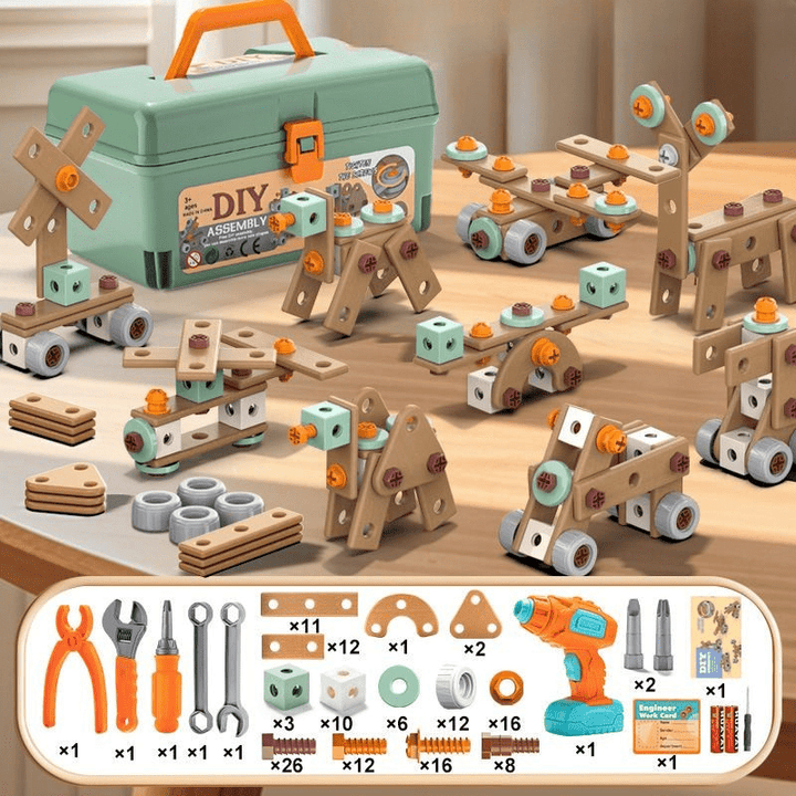 BUILDMASTER – Tool Set for Creative Children Aged 3 and Up