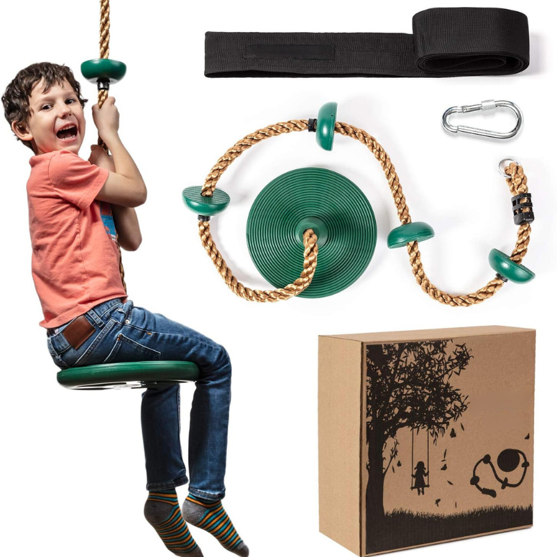Climbing Rope and Garden Swing with Platform – JungleRope