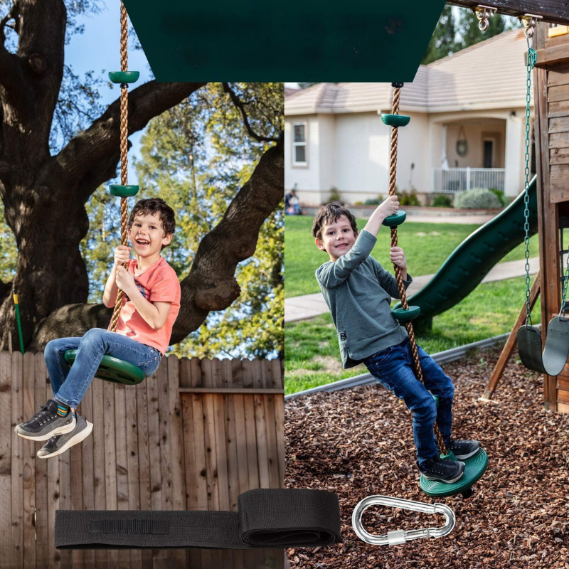 Climbing Rope and Garden Swing with Platform – JungleRope