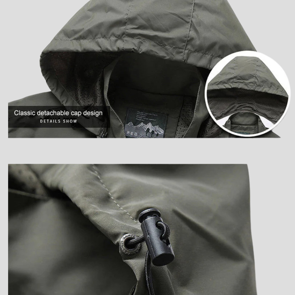 Men’s Softshell Jacket – Winter-Ready Design with Outdoor Features