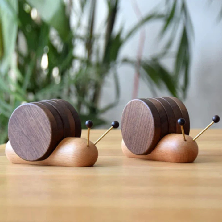 Scandinavian Walnut Coasters