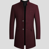 Men’s Elegant Wool-Blend Coat