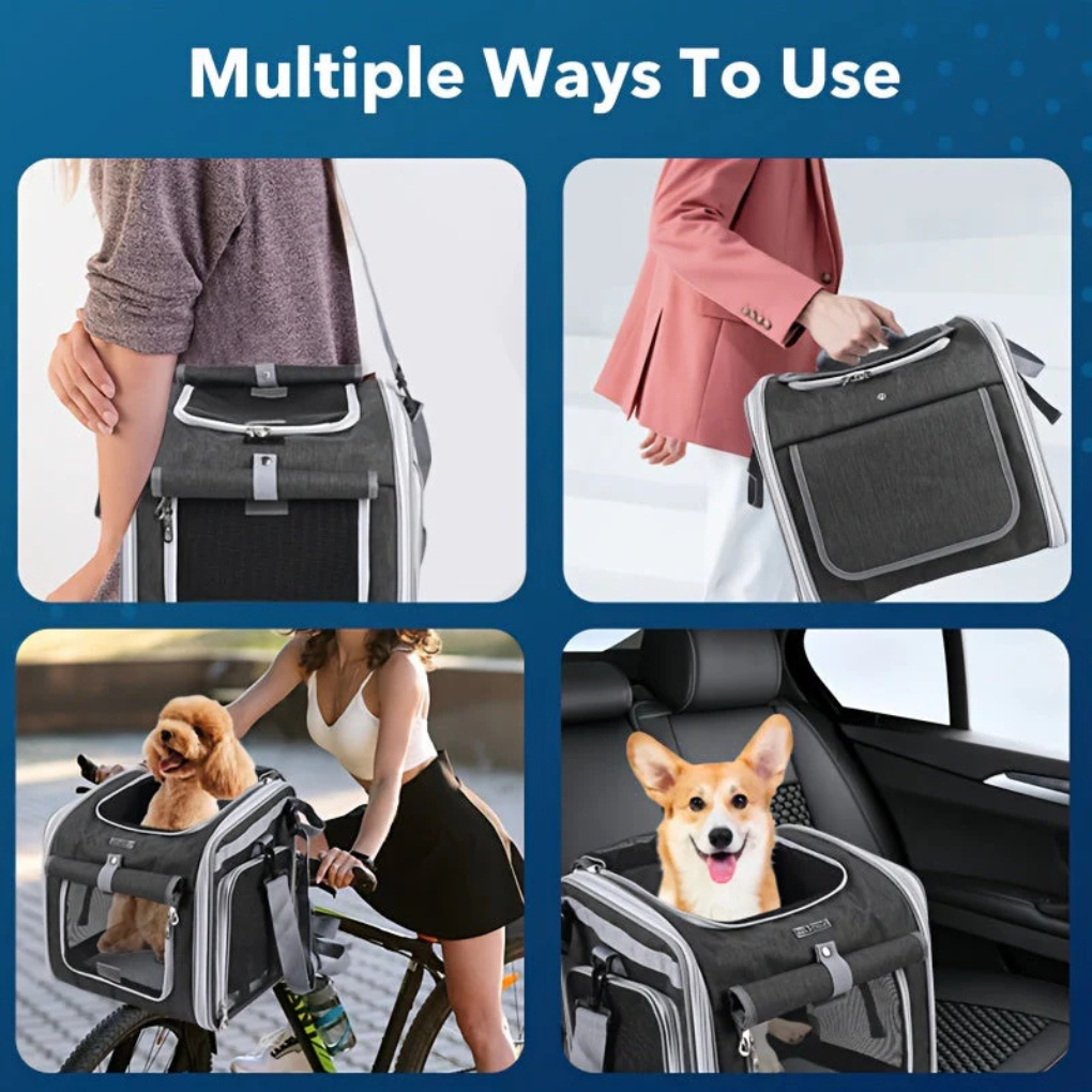 Expandable Pet Bicycle Basket