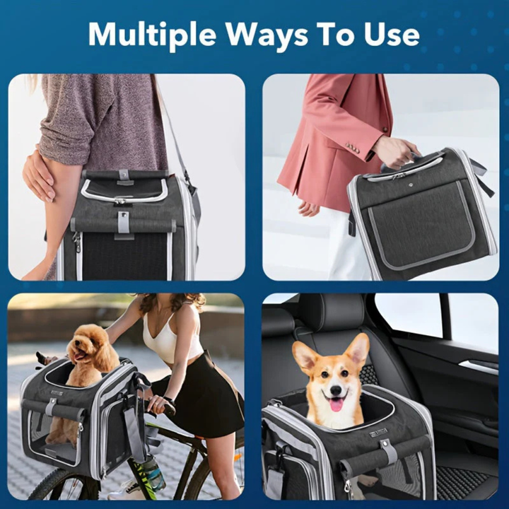Expandable Pet Bicycle Basket