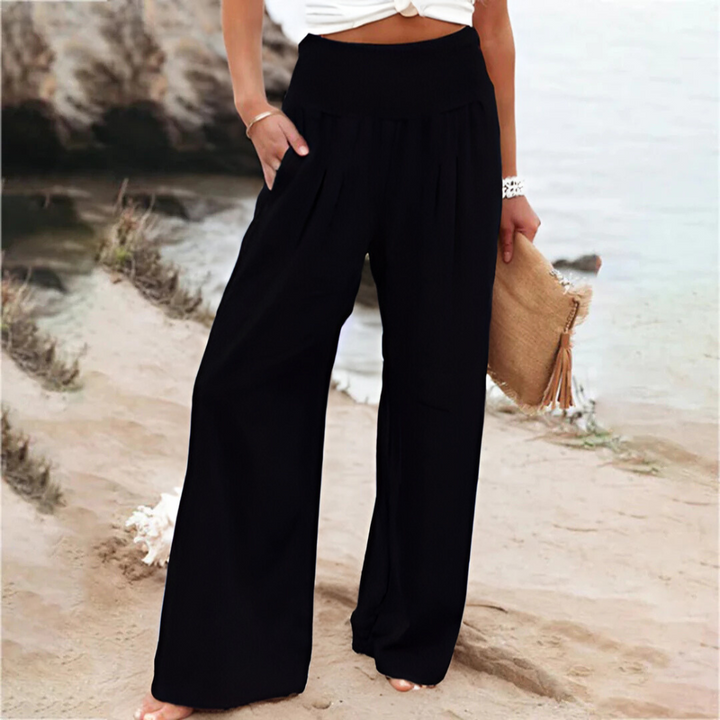 Wide-Leg Summer Pants