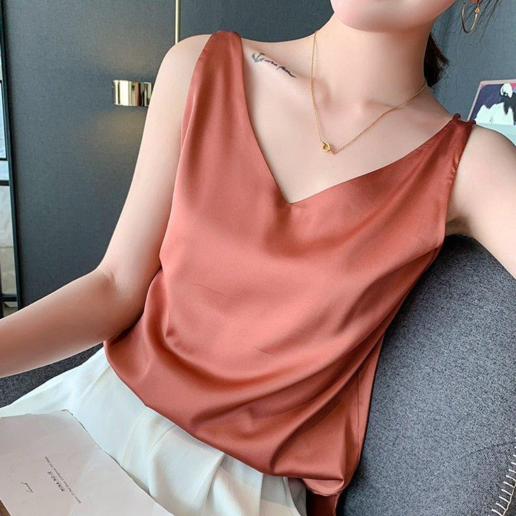 Silk Women Tank Top