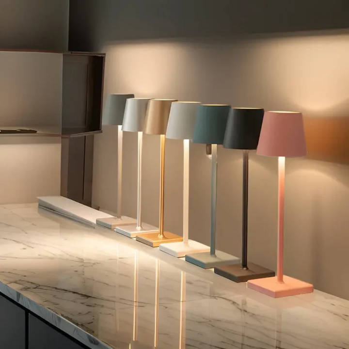 Multifunctional Wireless Rechargeable Table Lamp - NordicAura