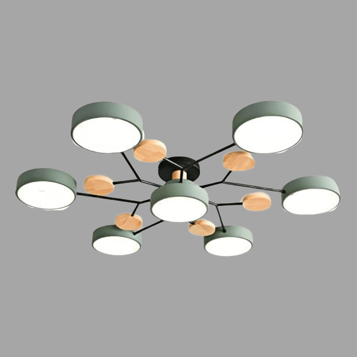 NordicGlow | Verzweigte LED-Deckenlampe im skandinavischen Stil