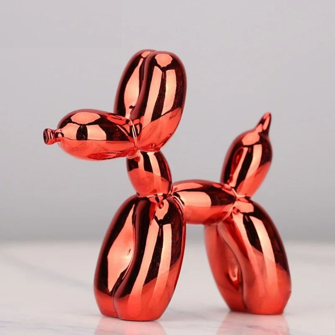 Balloon Dog Sculpture | Banksy Modern Art Decor