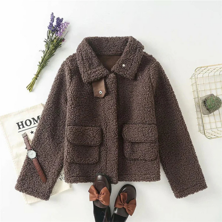 Modern Cut Jacket with Pockets for Women