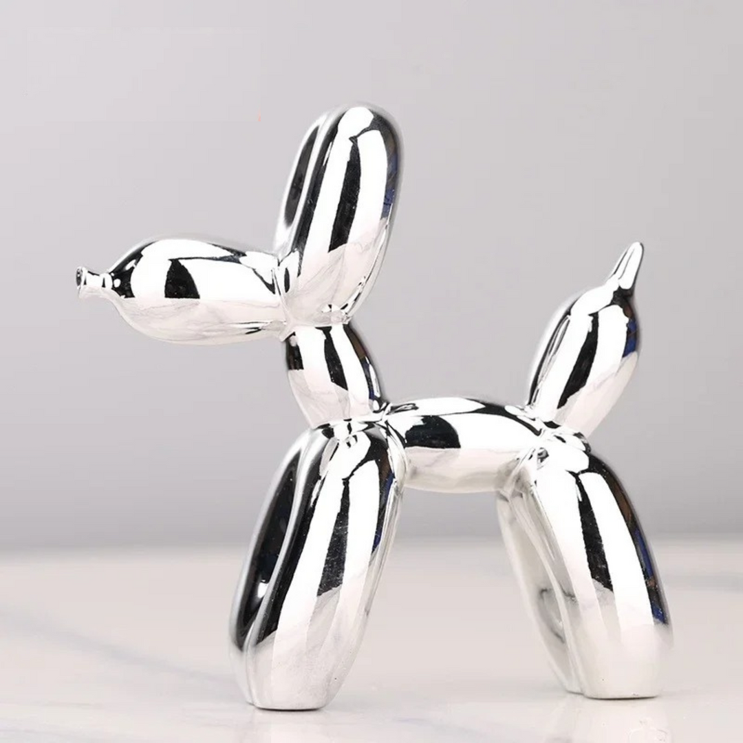 Balloon Dog Sculpture | Banksy Modern Art Decor